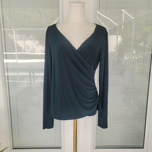 Pinup Couture Laura Byrnes Hunter Green Gia Top